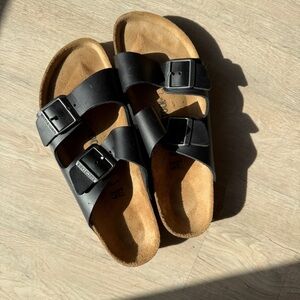 Birkenstock Black Double Strap Sandals